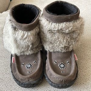 SoftMoc Grey Moccasins